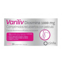 Variliv Diosmina 1000mg 30...