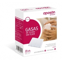 Aposán gasas estériles...