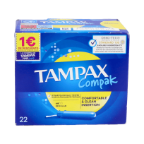 Tampax Compak Regular 22uds
